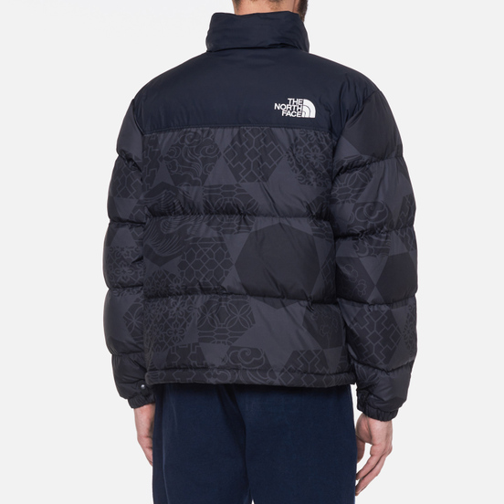 Мужской пуховик The North Face 1996 Retro Nuptse Printed IC TNF Black IC Geo Tonal Print