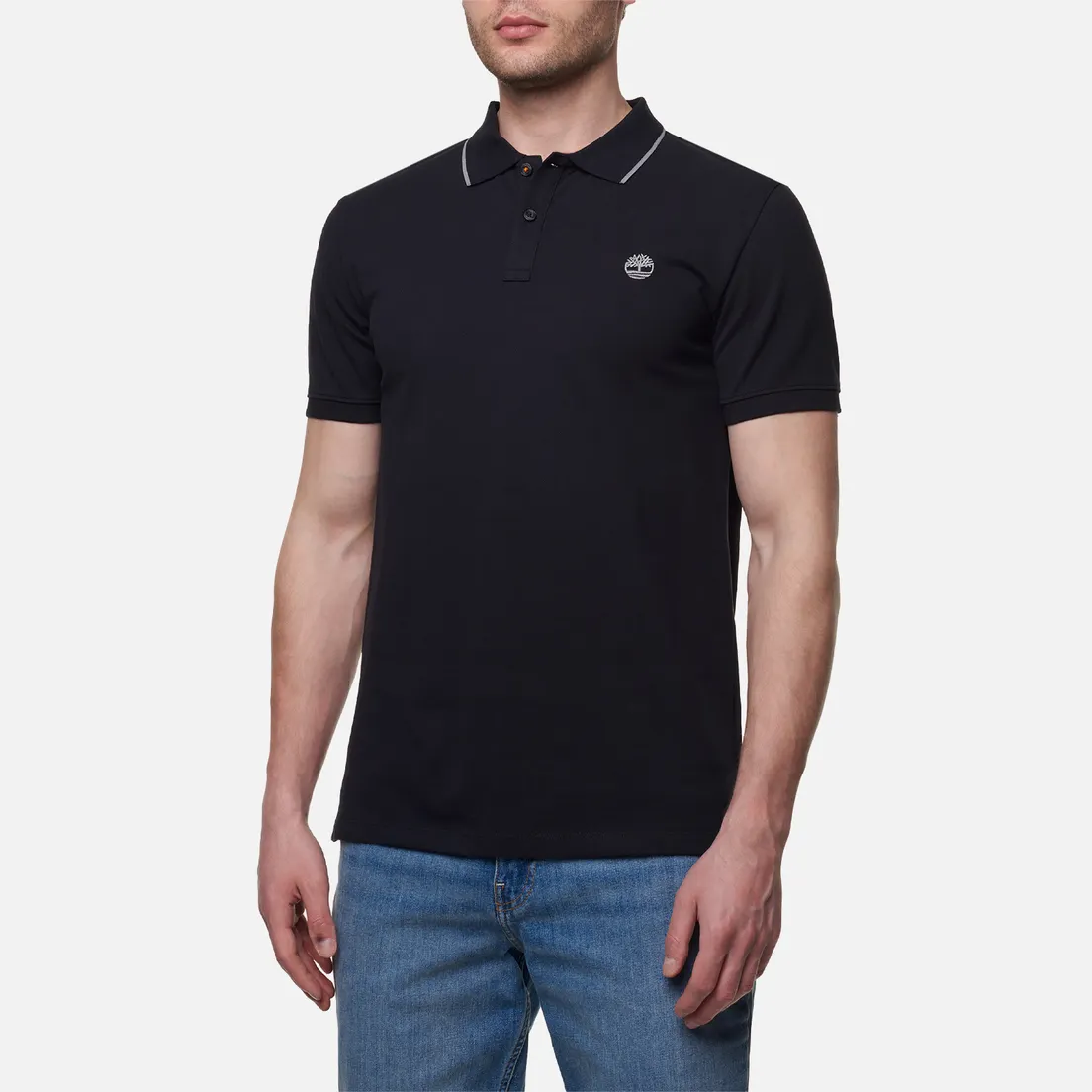 Timberland Мужское поло Millers River Printed Neck
