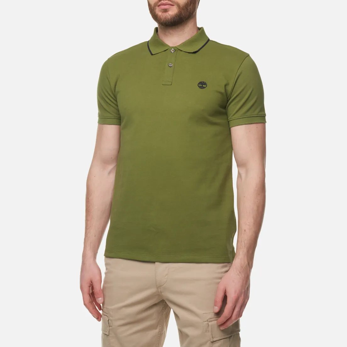 Timberland Мужское поло Millers River Printed Neck