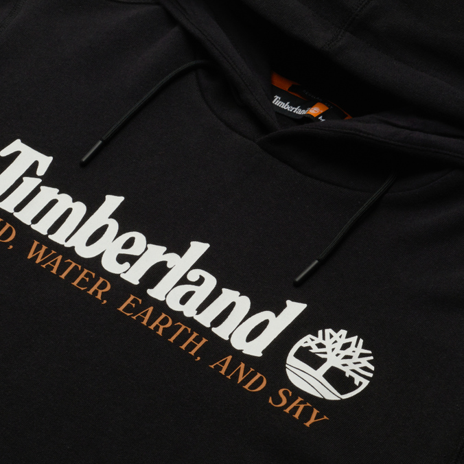 Мужская толстовка Timberland, цвет чёрный, размер S TB0A27HN-001 Wind Water Earth And Sky - фото 2