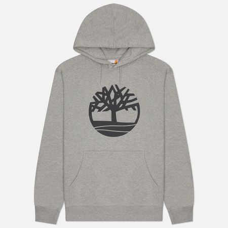  Мужская толстовка Timberland Kennebec River Tree Logo Hoodie, цвет серый, размер M