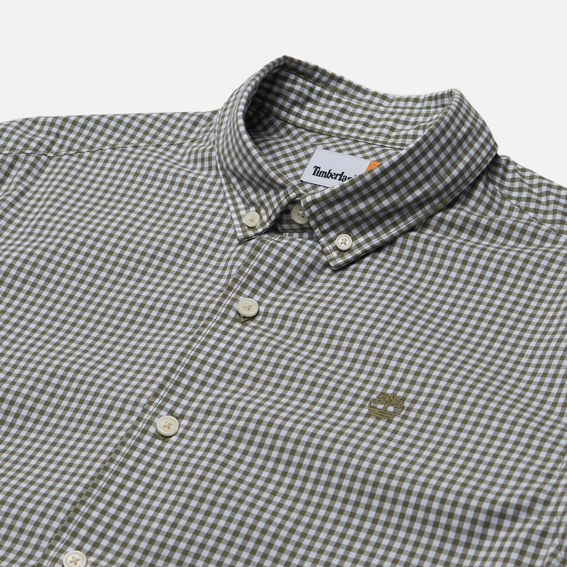 Timberland Мужская рубашка Micro Gingham Poplin