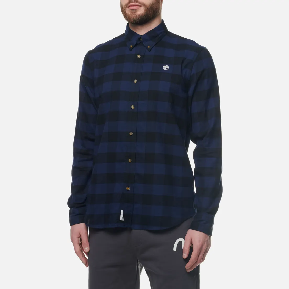 Timberland Мужская рубашка Mascoma River Slim Fit Check
