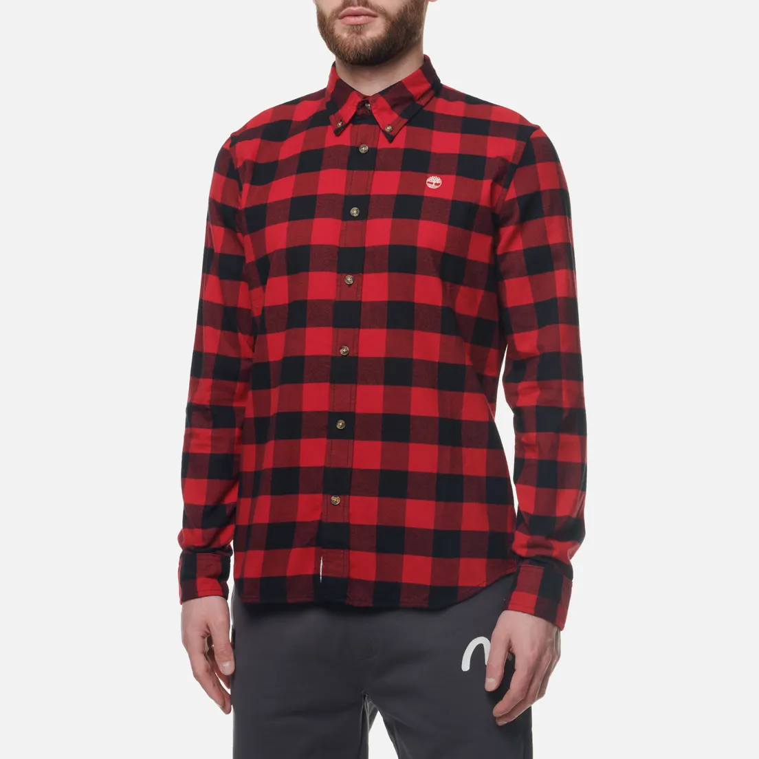 Timberland Мужская рубашка Mascoma River Slim Fit Check