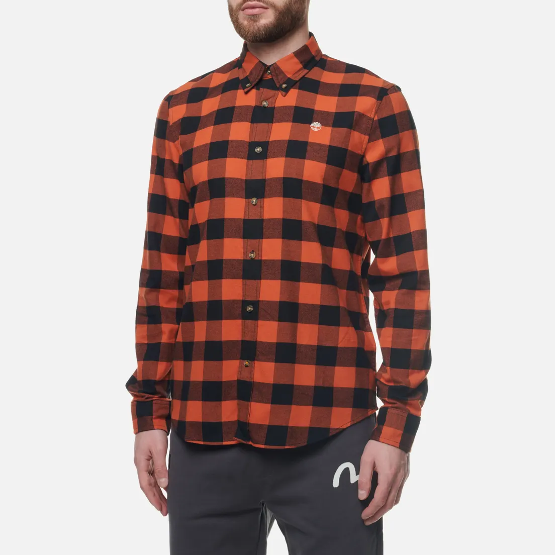 Timberland Мужская рубашка Mascoma River Slim Fit Check