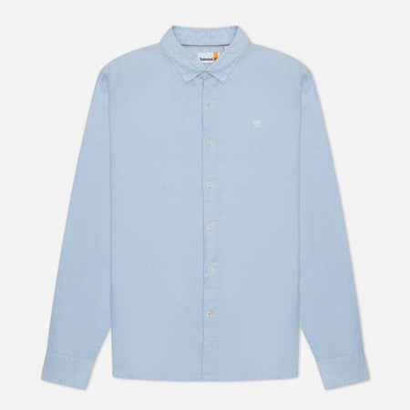 Мужская рубашка Timberland Mill Brook Linen, цвет голубой, размер S