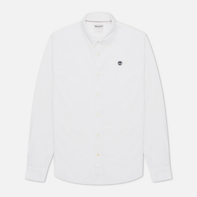 Мужская рубашка Timberland, цвет белый, размер L TB0A2EB4-A94 Oxford Slim Fit - фото 1