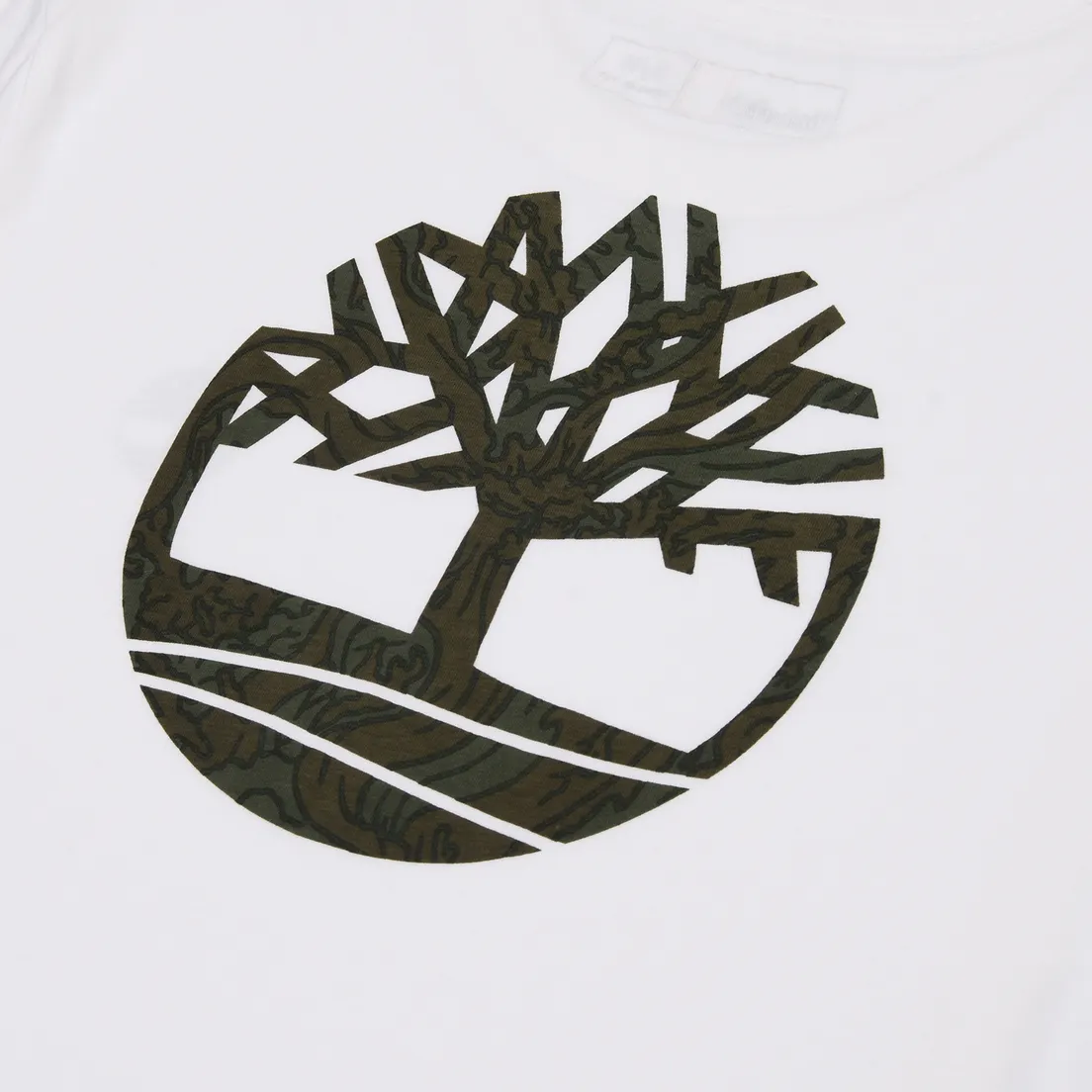 Timberland Мужская футболка Kennebec River Back Camo Tree Logo