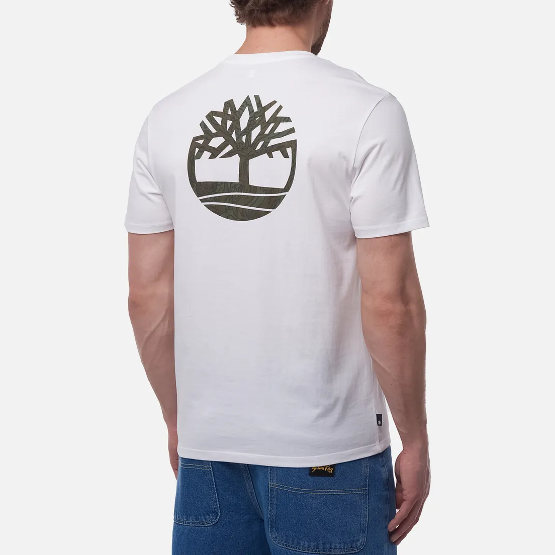 Timberland Мужская футболка Kennebec River Back Camo Tree Logo