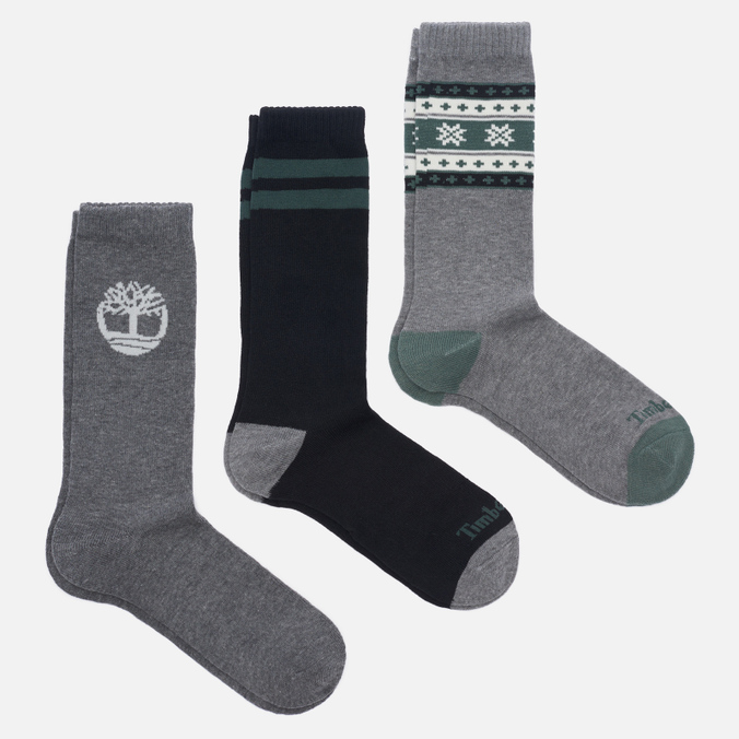 Timberland 3-Pack Giftable Festive Crew