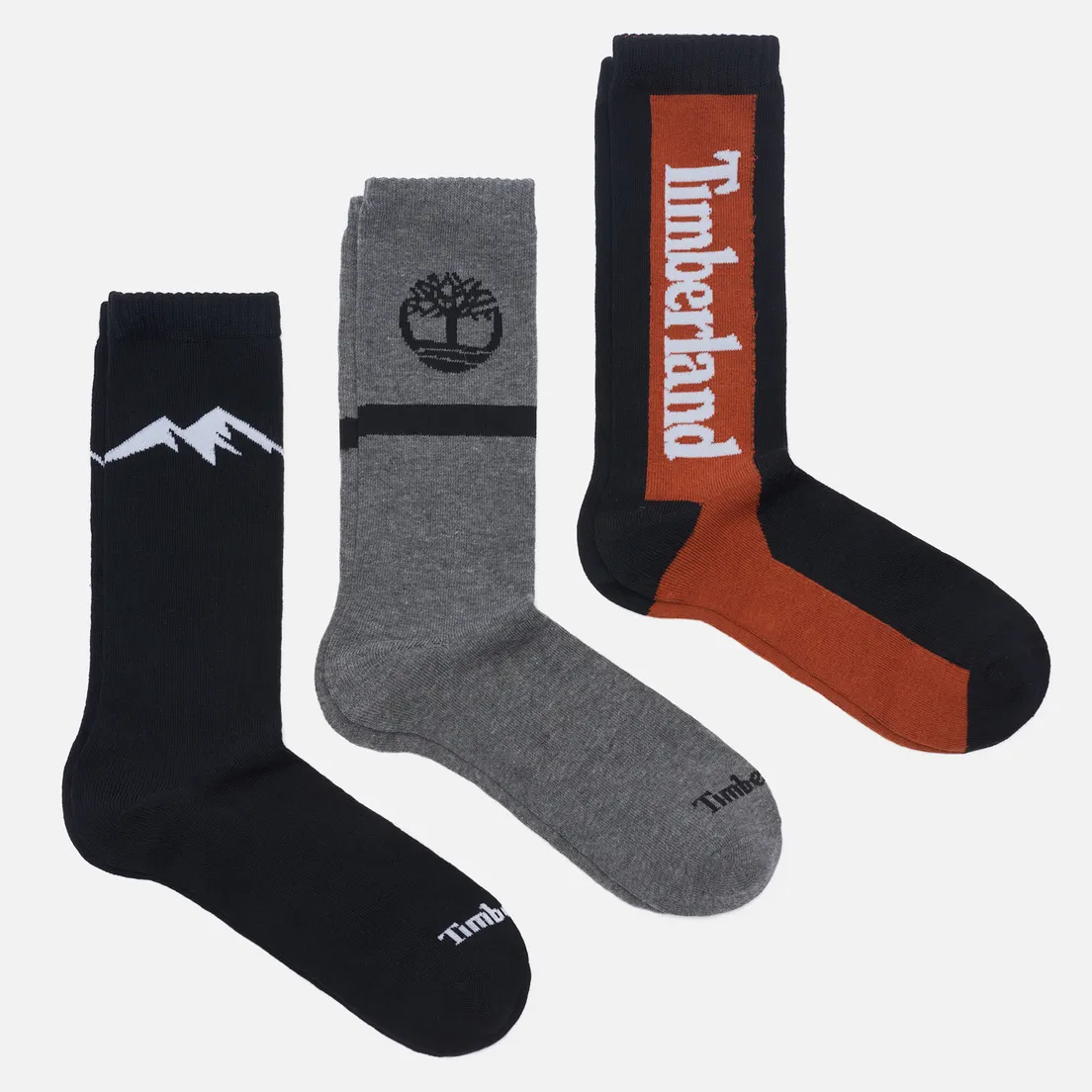 Timberland Комплект носков 3-Pack Graphic Giftable Crew