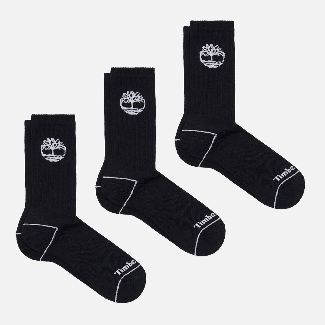 Timberland Комплект носков 3-Pack Bowden Crew Tree Logo