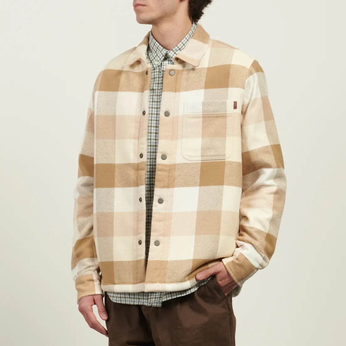 Timberland Мужская демисезонная куртка High Pile Lined Overshirt