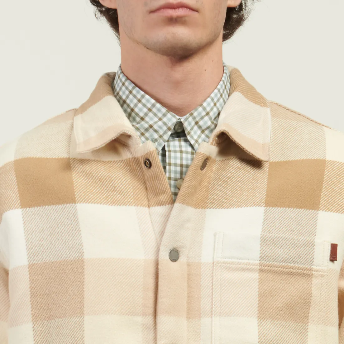 Timberland Мужская демисезонная куртка High Pile Lined Overshirt