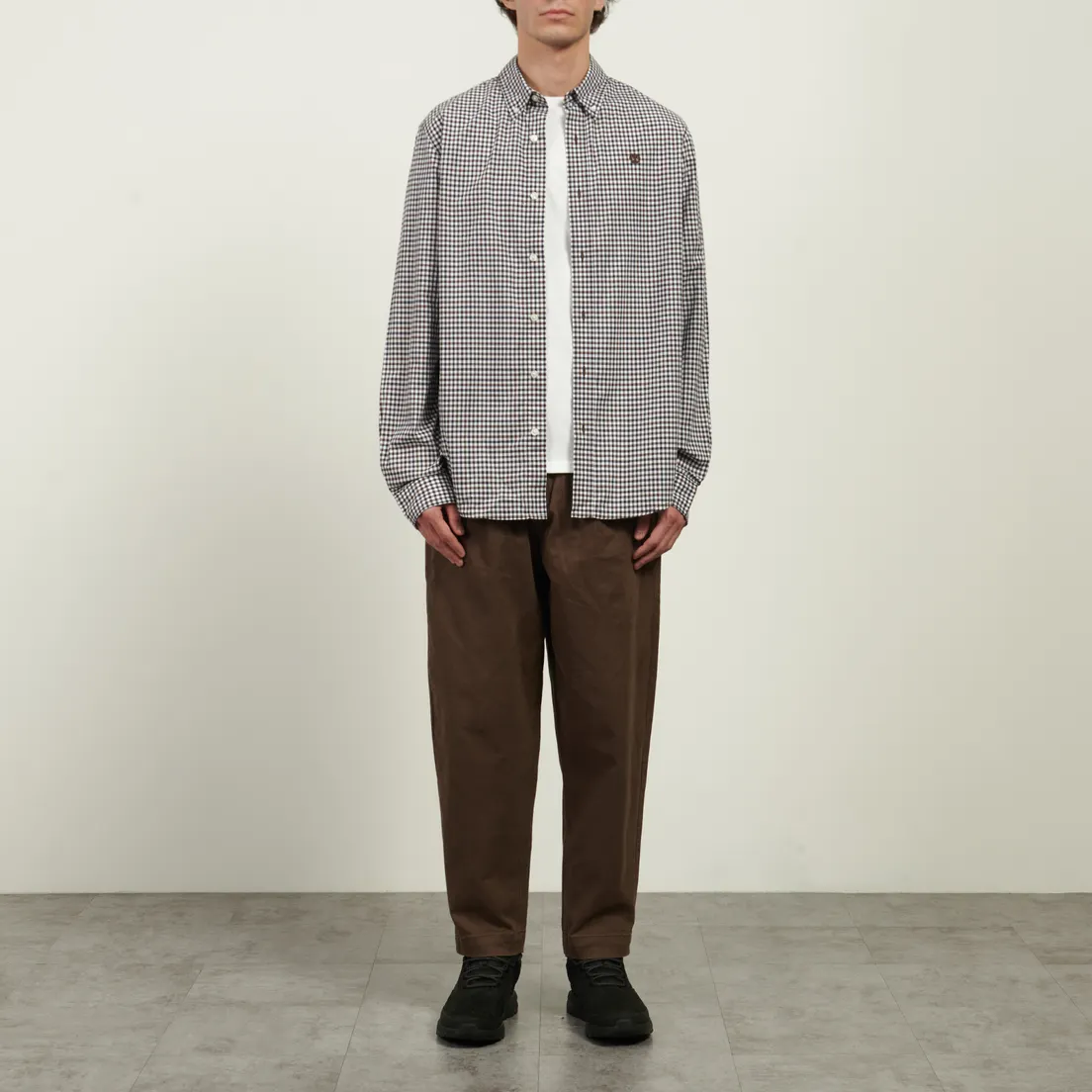 Timberland Мужская рубашка Stretch Poplin Gingham Regular