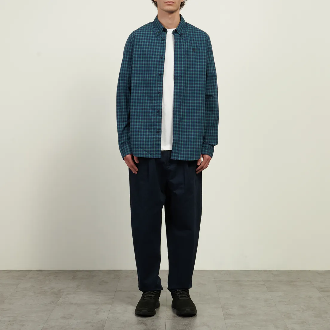 Timberland Мужская рубашка Stretch Poplin Gingham Regular