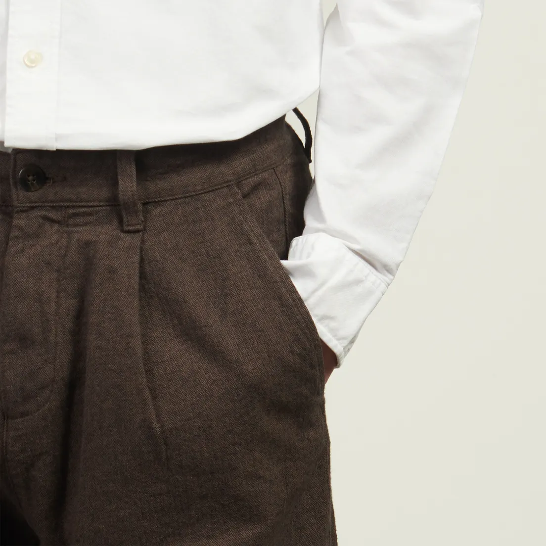 Timberland Мужские брюки Claremont Herringbone Pleated Chino