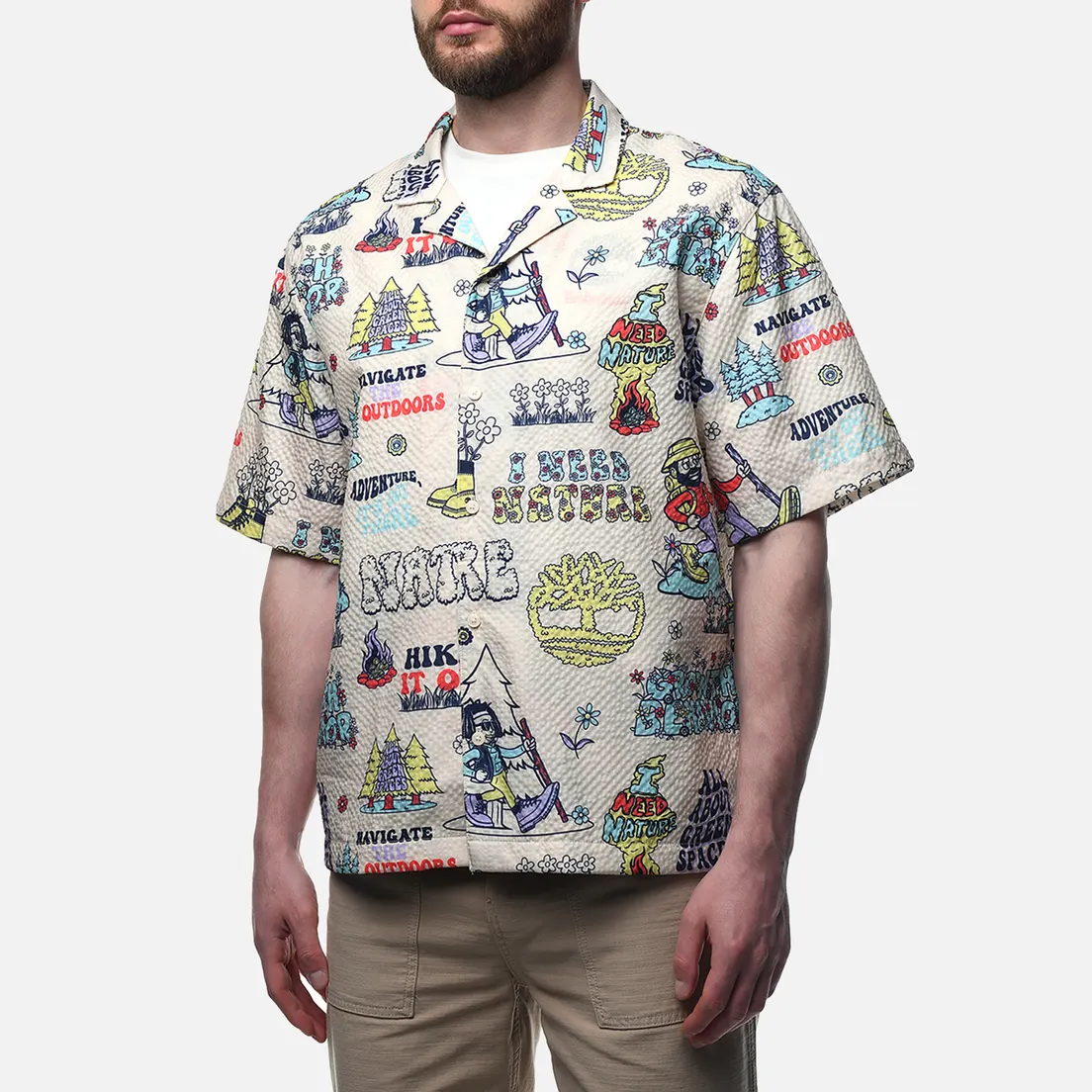 Timberland Мужская рубашка Graphic Resort