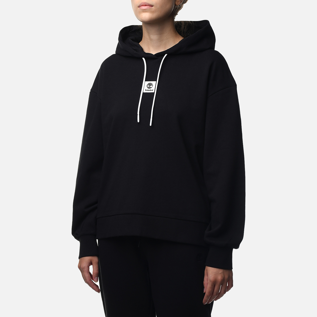 Timberland Женская толстовка Stack Logo Loop Back Hoodie