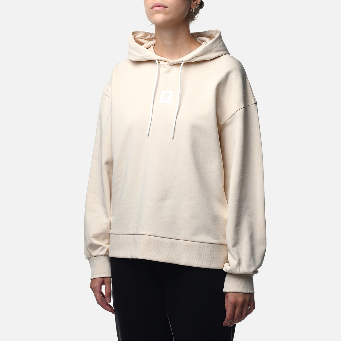 Timberland Женская толстовка Stack Logo Loop Back Hoodie