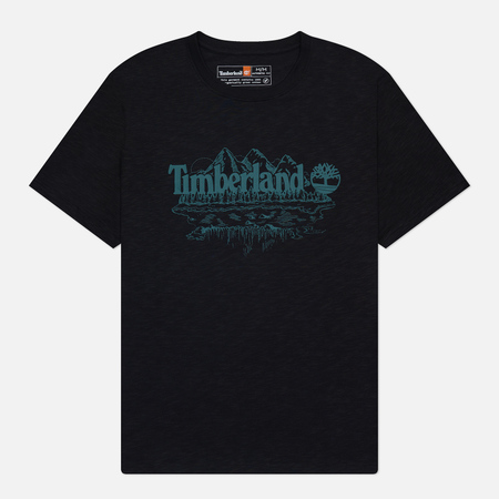 Мужская футболка Timberland Graphic Slub, цвет чёрный, размер M