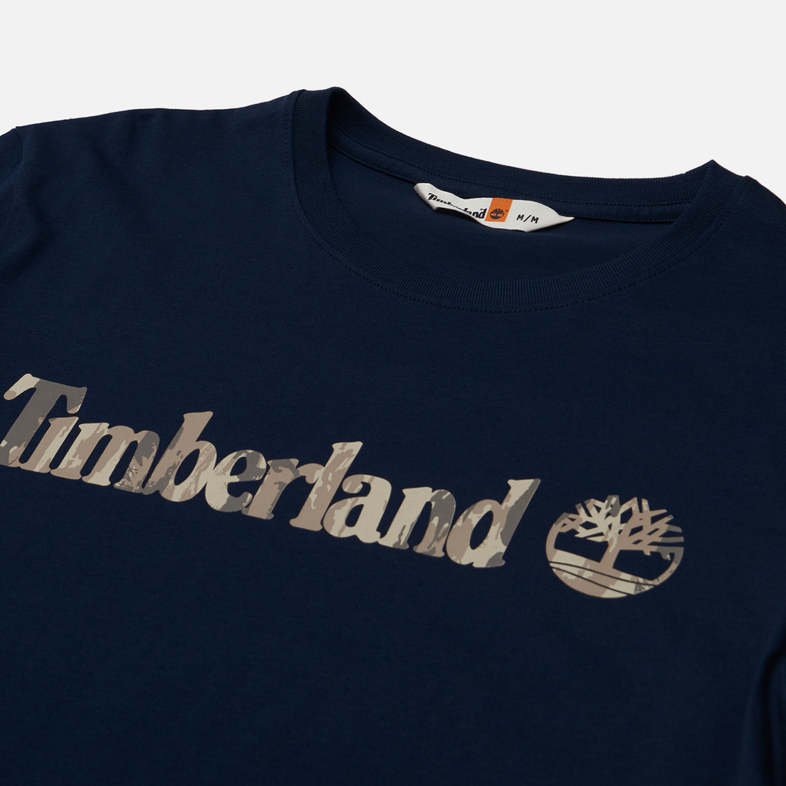 Timberland Мужская футболка Kennebec River Camo Linear Logo