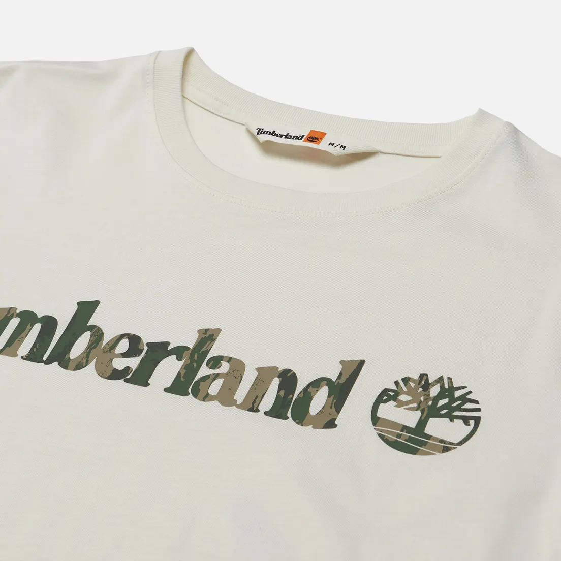 Timberland Мужская футболка Kennebec River Camo Linear Logo