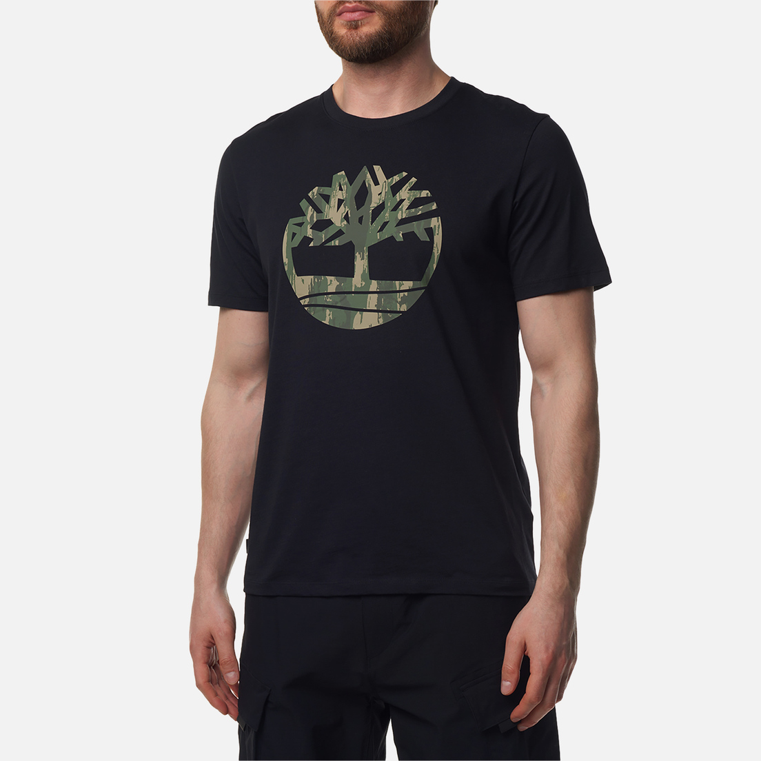 Timberland Мужская футболка Kennebec River Camo Tree Logo