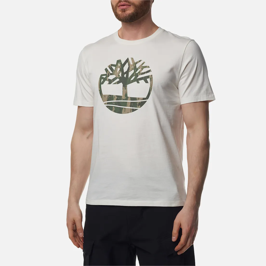 Timberland Мужская футболка Kennebec River Camo Tree Logo