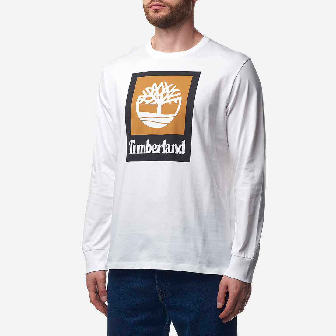 Timberland Мужской лонгслив Stack Logo Colored