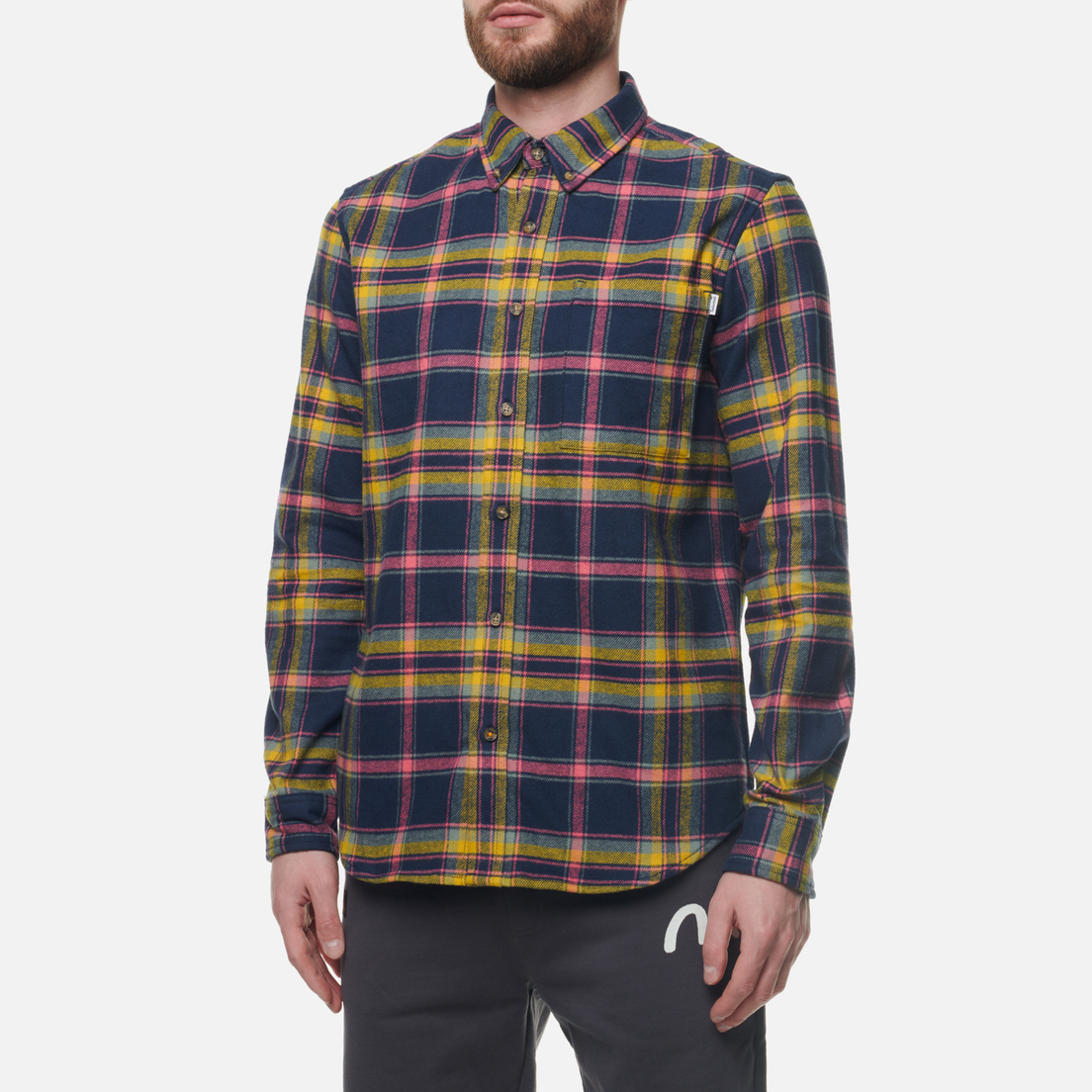 Timberland Мужская рубашка Heavy Flannel Check