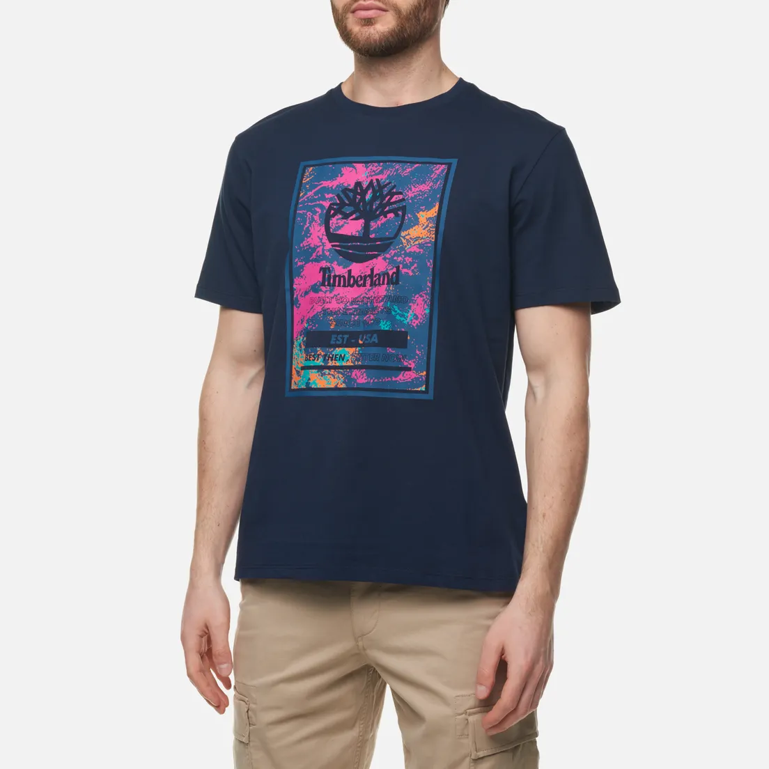 Timberland Мужская футболка Printed Logo