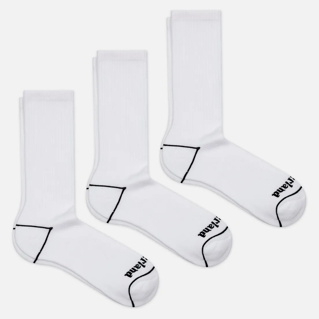 Timberland Комплект носков 3-Pack Bowden Full Cushion Crew Tree Logo
