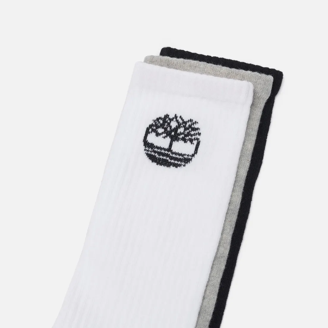 Timberland Комплект носков 3-Pack Bowden Full Cushion Crew Tree Logo