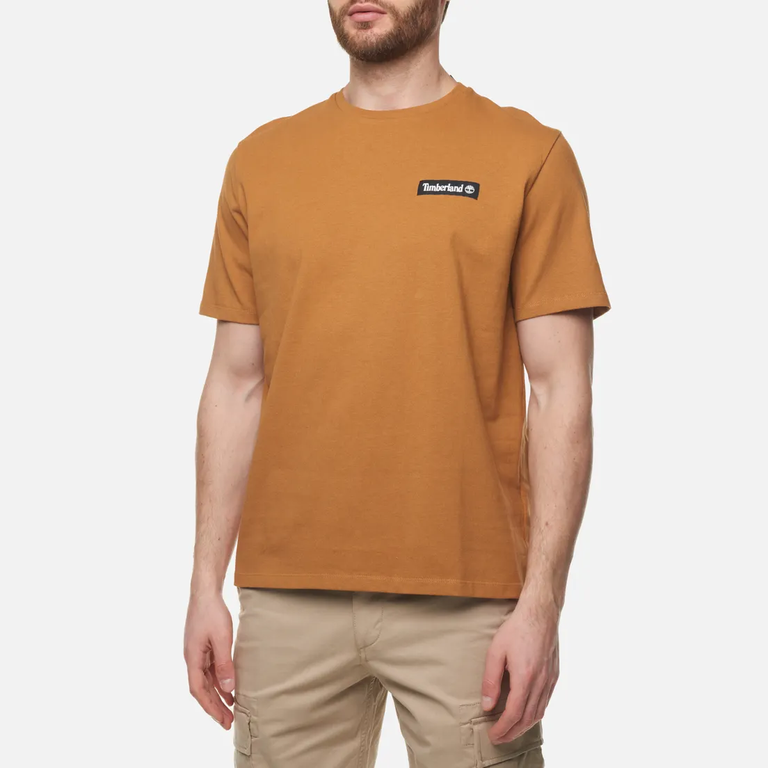 Timberland Мужская футболка Heavyweight Woven Badge