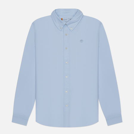 Мужская рубашка Timberland Oxford Slim, цвет голубой, размер L
