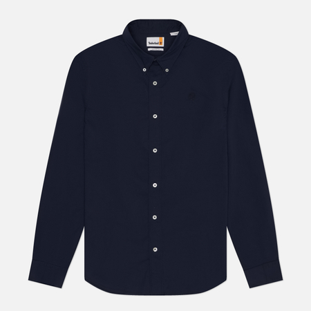Мужская рубашка Timberland Stretch Poplin, цвет синий, размер XXL