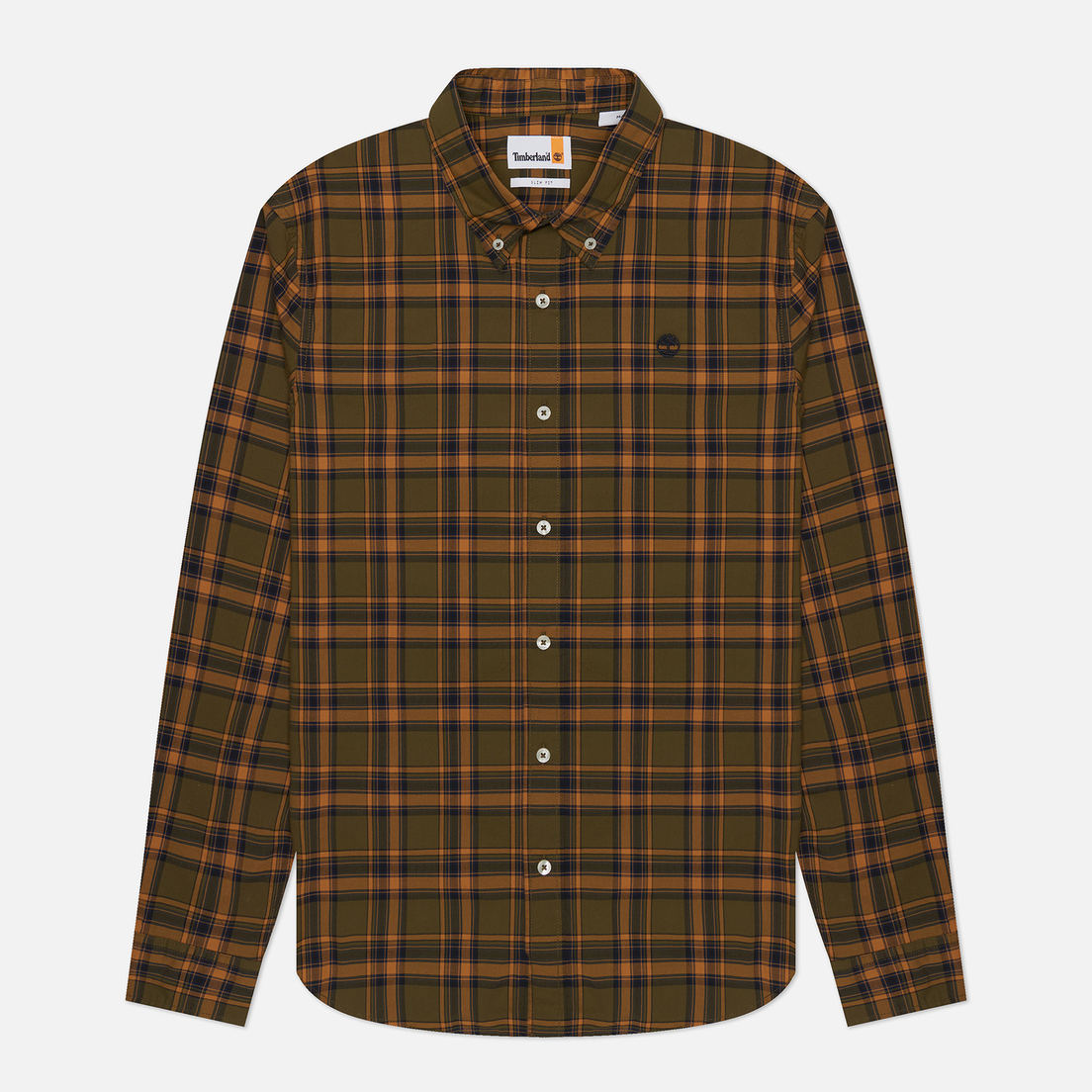 Timberland Мужская рубашка Stretch Poplin Check