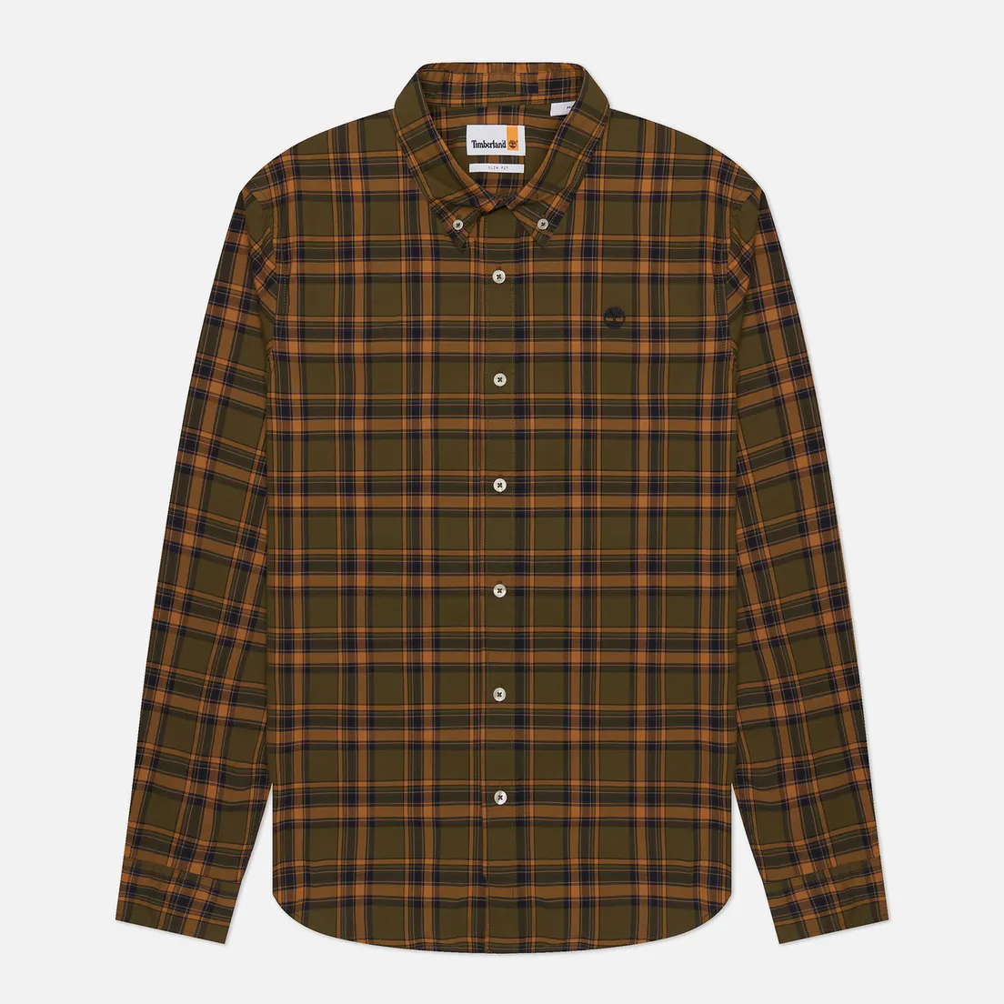Timberland Мужская рубашка Stretch Poplin Check