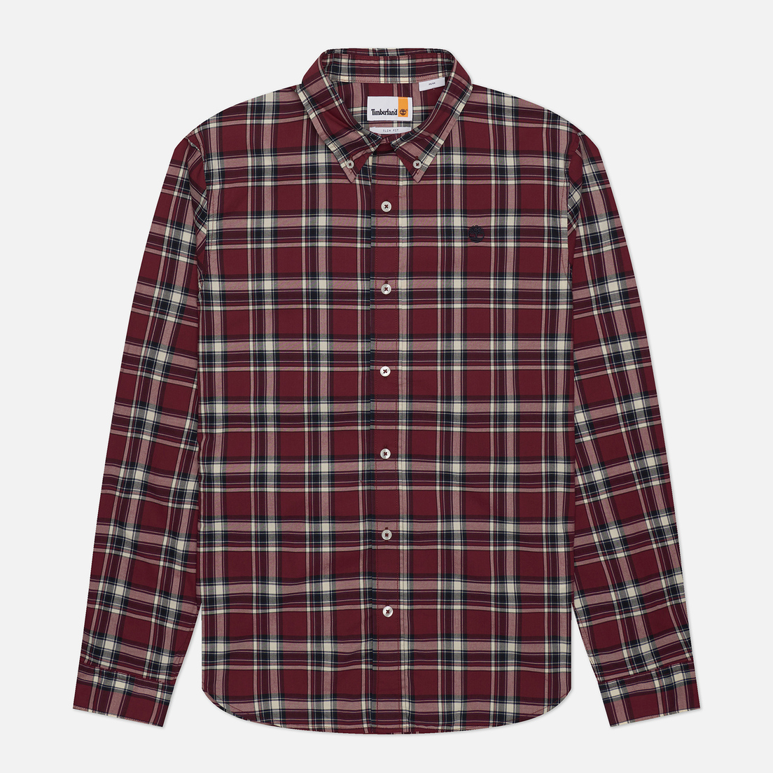 Timberland Мужская рубашка Stretch Poplin Check