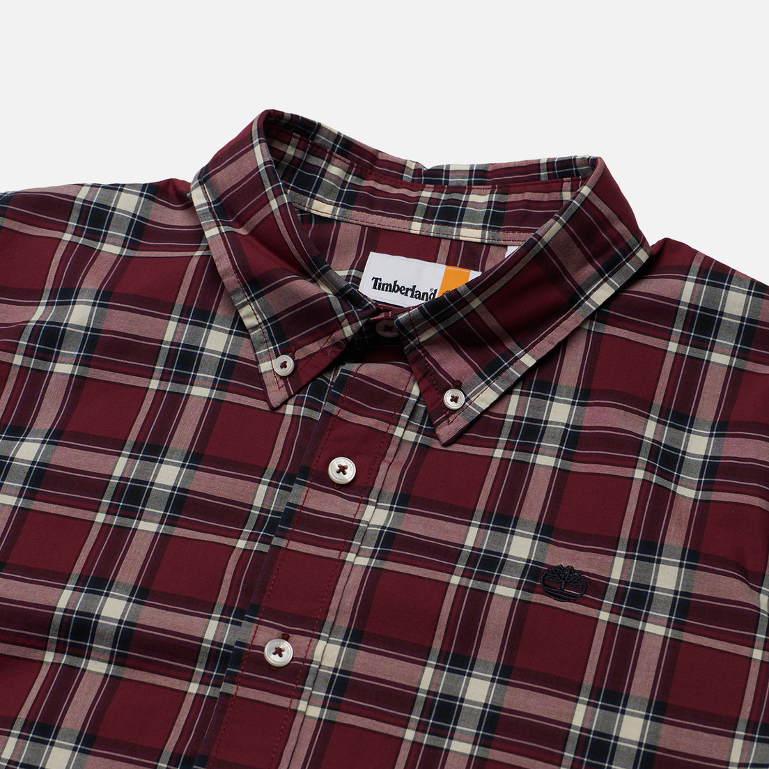 Timberland Мужская рубашка Stretch Poplin Check