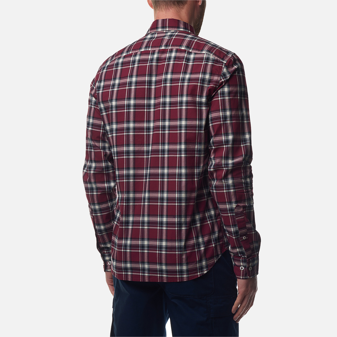 Timberland Мужская рубашка Stretch Poplin Check