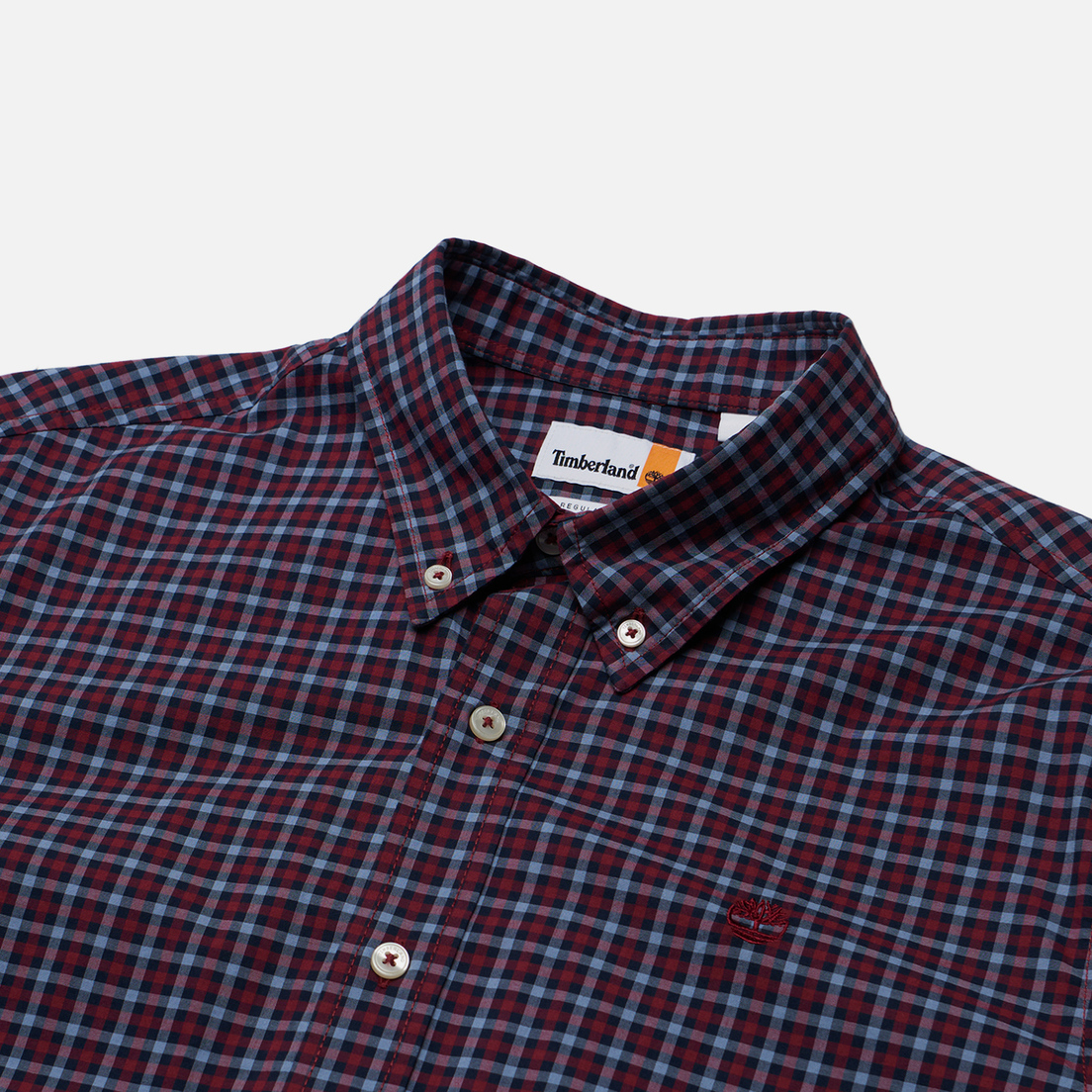 Timberland Мужская рубашка Stretch Poplin Gingham