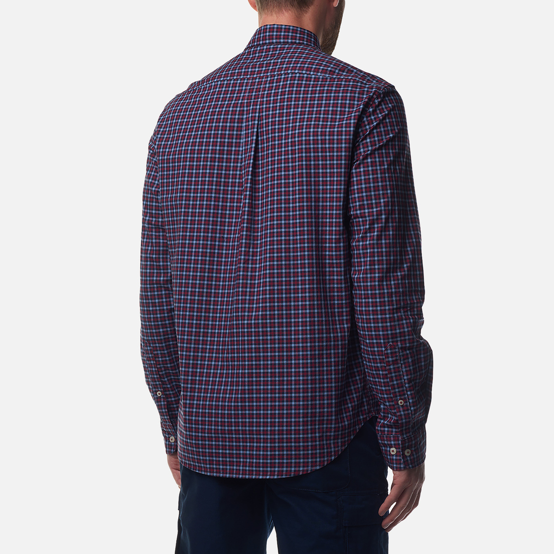 Timberland Мужская рубашка Stretch Poplin Gingham