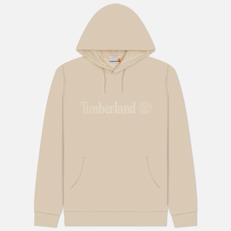 Мужская толстовка Timberland Embroidery Tonal Hoodie, цвет бежевый, размер S