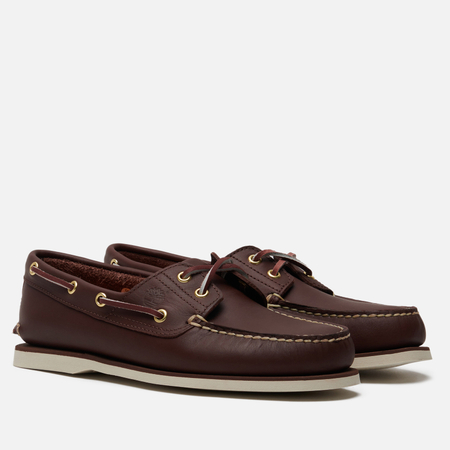 Мужские ботинки Timberland Classic Boat 2-Eye, цвет коричневый, размер 43 EU