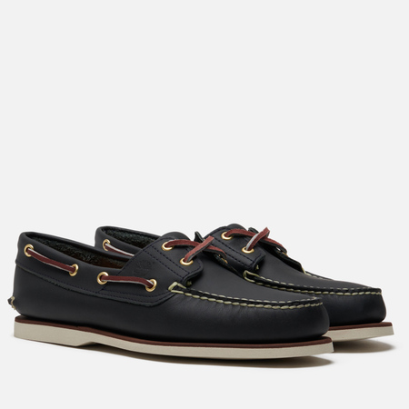  Мужские ботинки Timberland Classic Boat 2-Eye, цвет синий, размер 44.5 EU