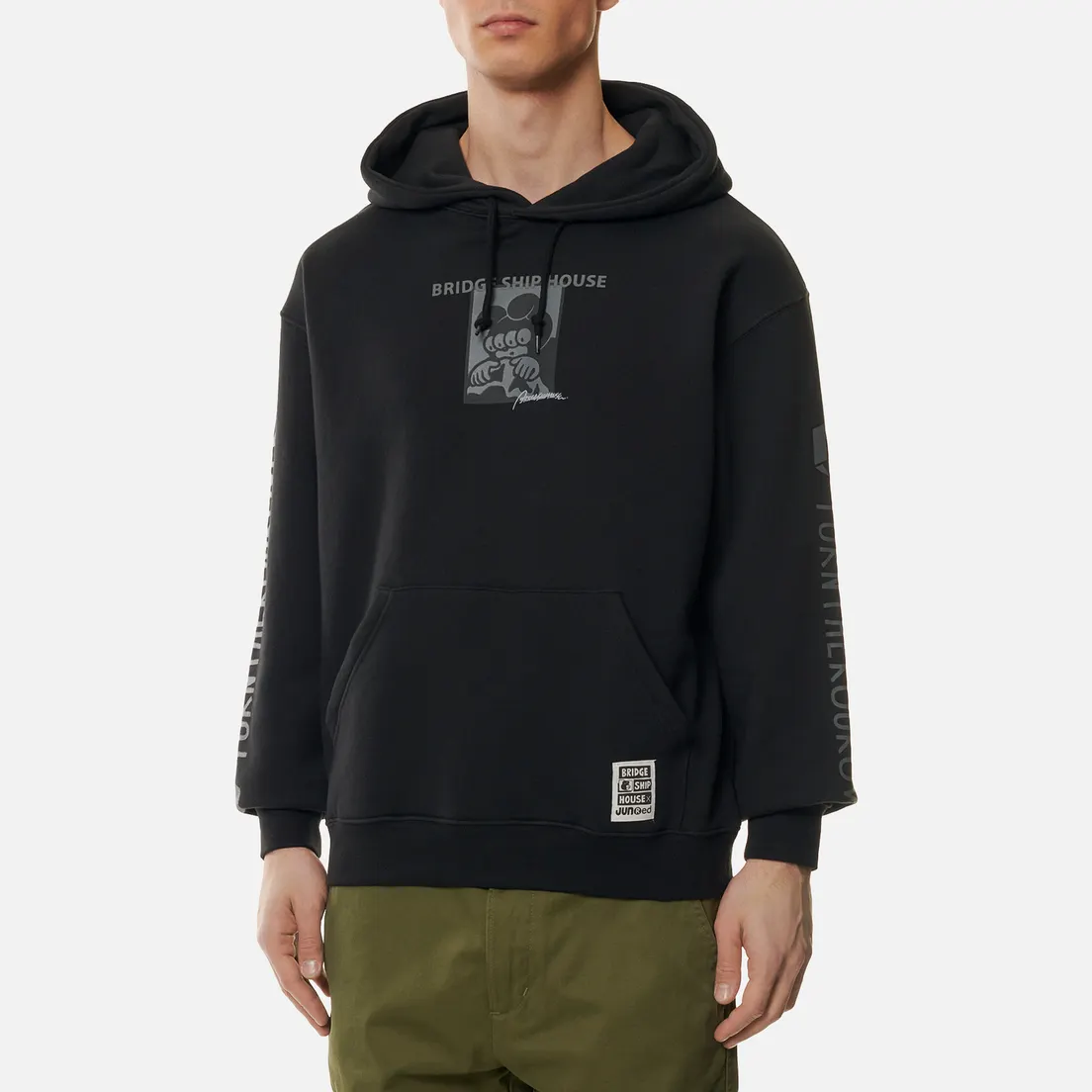 Medicom Toy Мужская толстовка x Bridge Ship House Brushed Hoodie