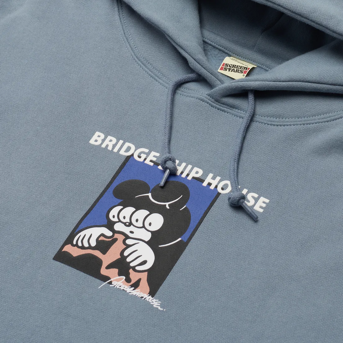 Medicom Toy Мужская толстовка x Bridge Ship House Brushed Hoodie