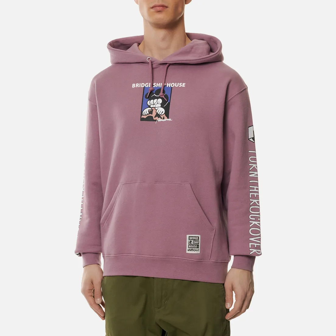 Medicom Toy Мужская толстовка x Bridge Ship House Brushed Hoodie